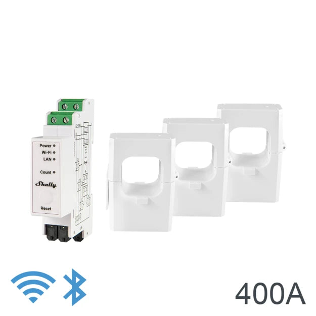 Shelly Pro 3EM-400 - 0% USt. für PV auf Wohngebäuden bis 30kWp