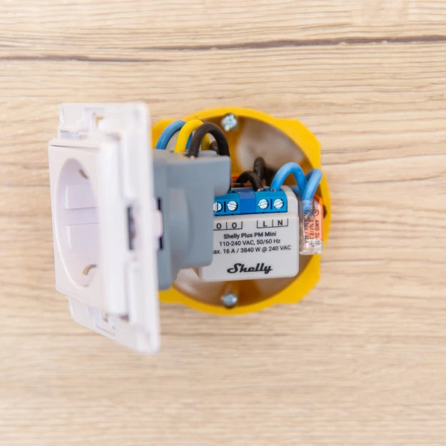 Shelly Plus PM Mini - WiFi Leistungsmessung bis 16 A / 3600 W