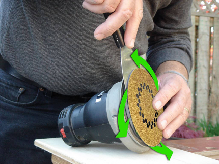 Dura-Grit 5" 125mm Carbid-Schleifscheibe für Exzenterschleifer