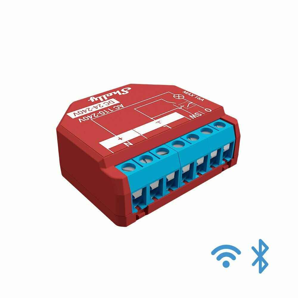 Shelly Plus 1PM - WiFi Relais mit Leistungsmessung
