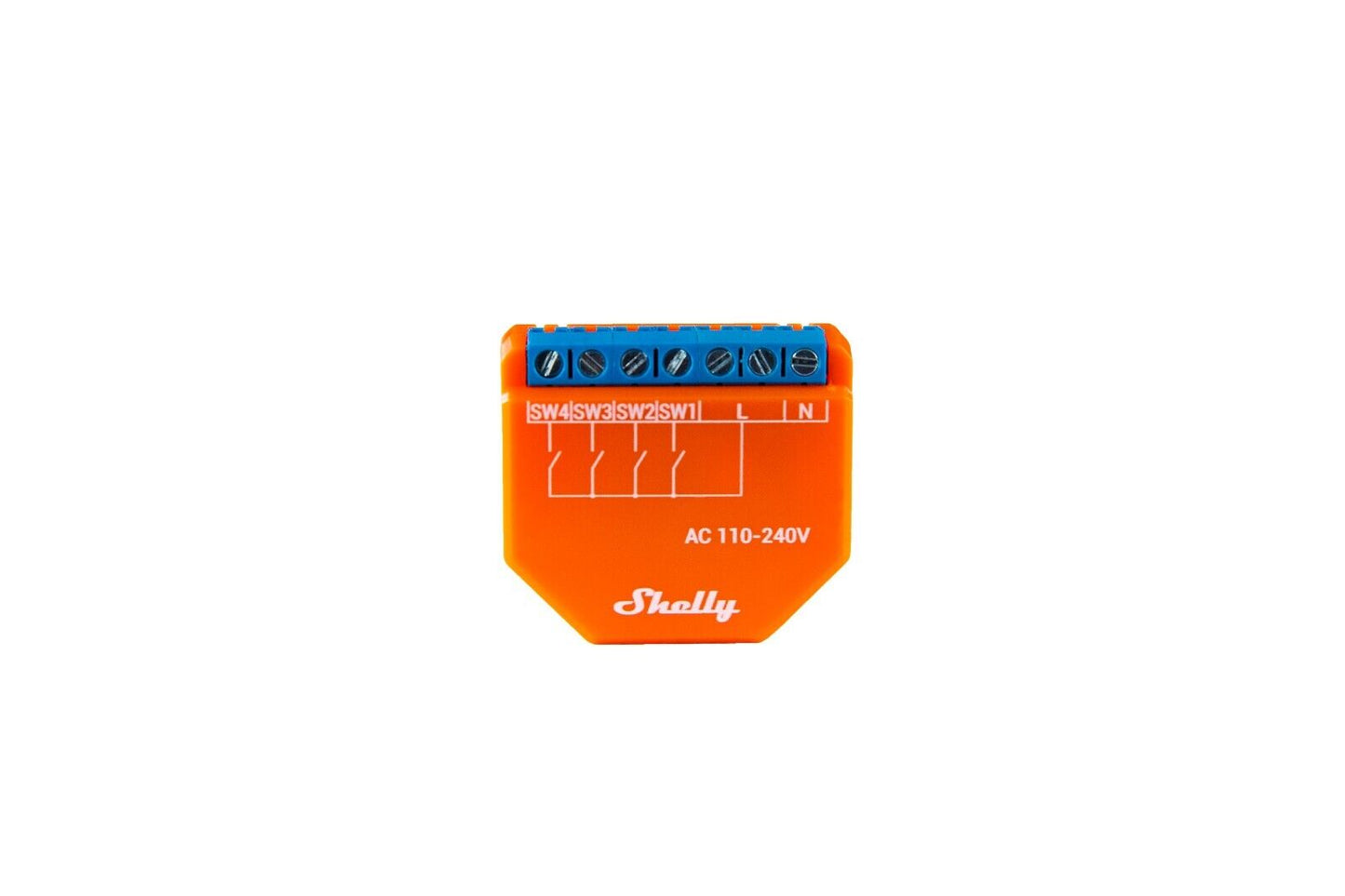 Shelly Plus i4 WiFi Multi Switch - WLAN smart Sensor für 4 Schalter/Taster