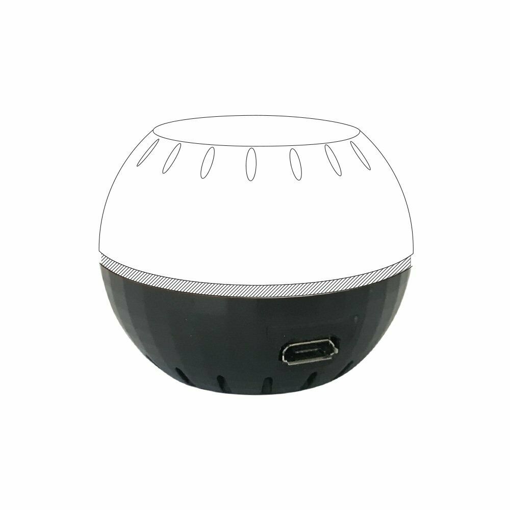 USB-Netzteil-Adapter für Shelly H&T, schwarz oder weiß