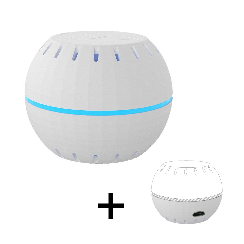 Shelly H&T - WLAN Temperatur- und Luftfeuchtesensor - schwarz oder weiß