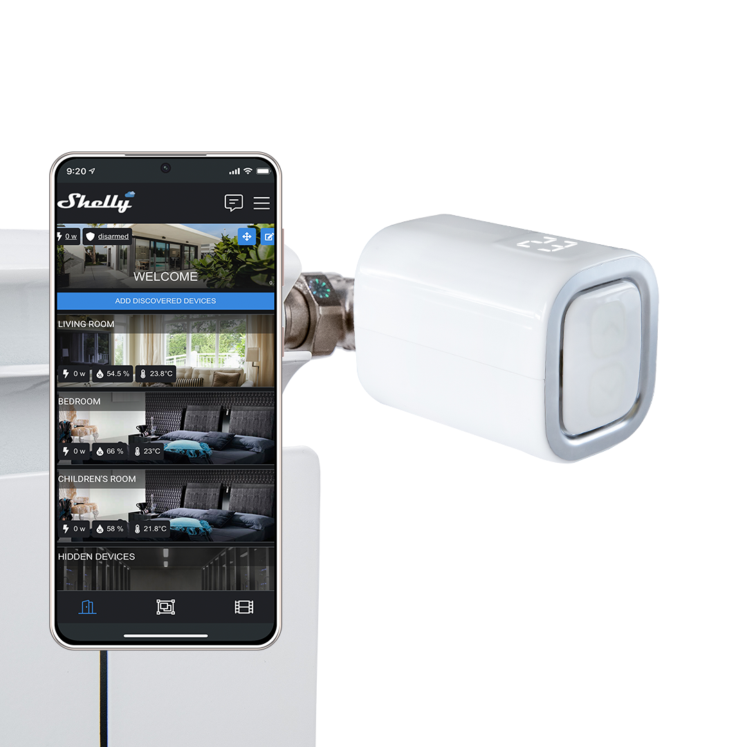 Shelly TRV - WLAN Thermostat für Heizkörperventile