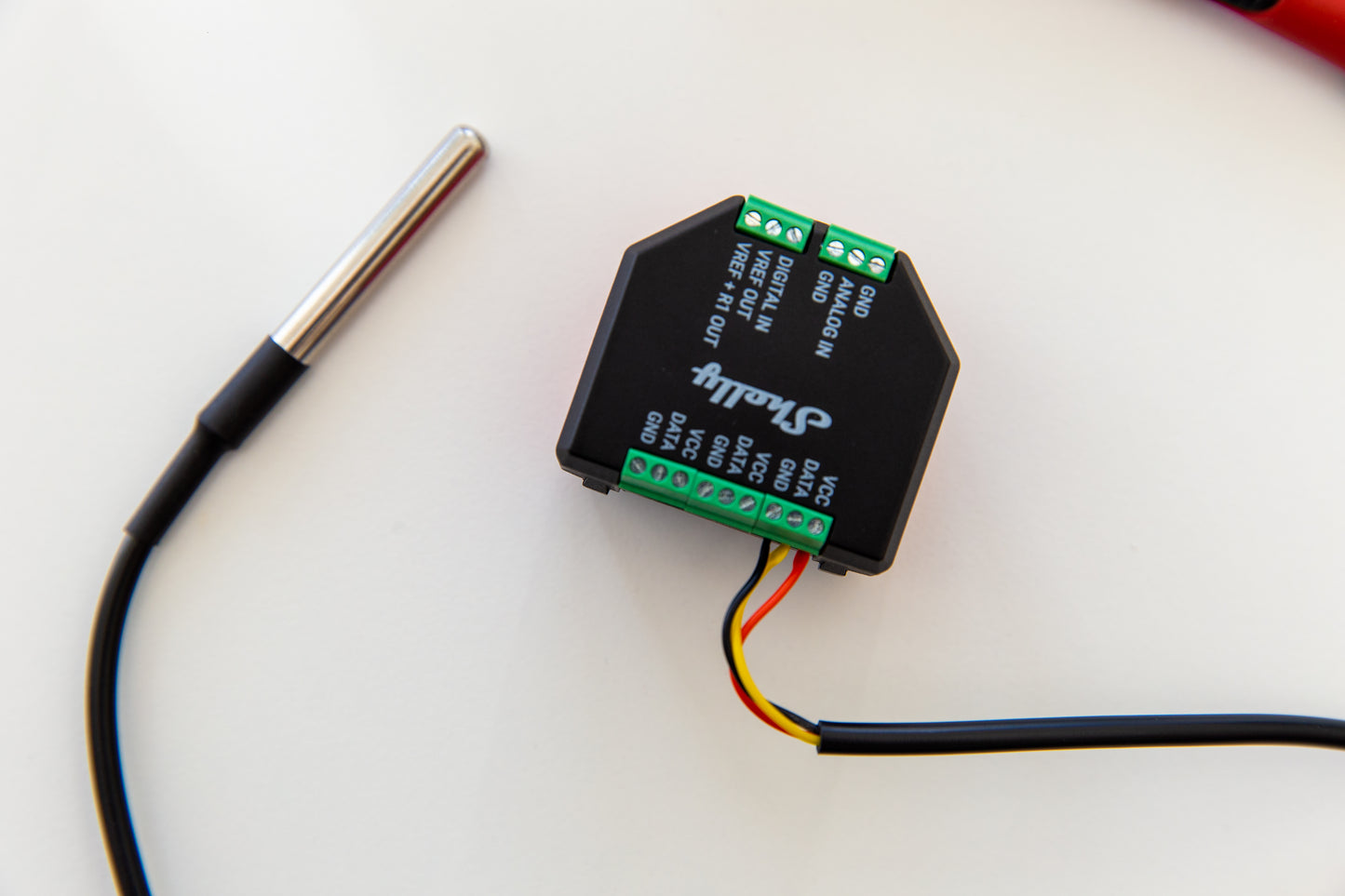 Shelly Plus Addon - Für Plus Relais - Temperatursensor Digitaleingang Analogeingang
