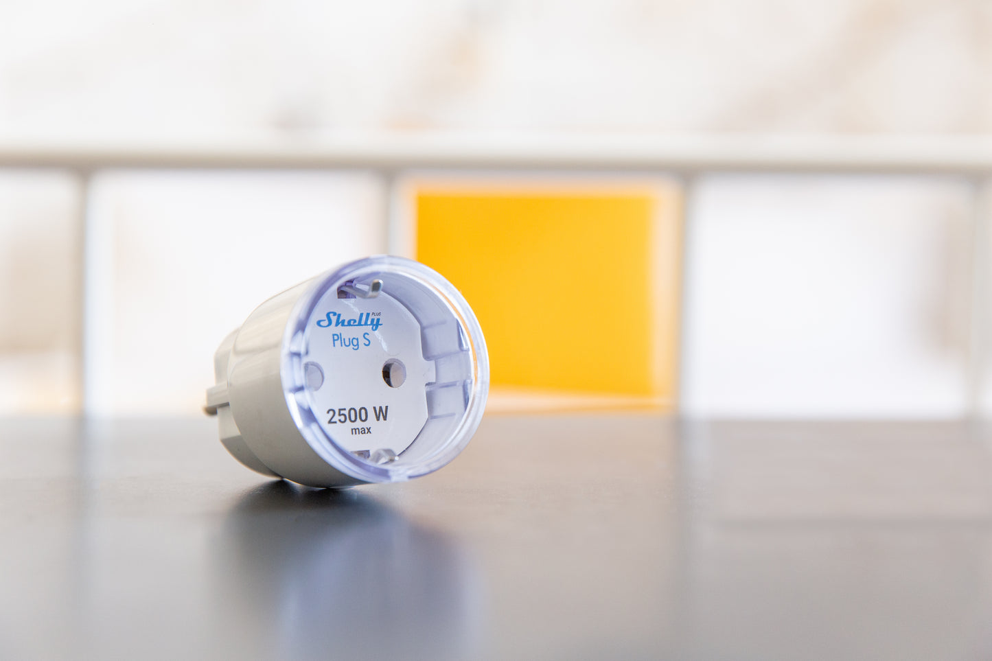 Shelly Plus Plug S - Smart WiFi Steckdose Zwischenstecker mit Leistungsmessung bis 2500 W