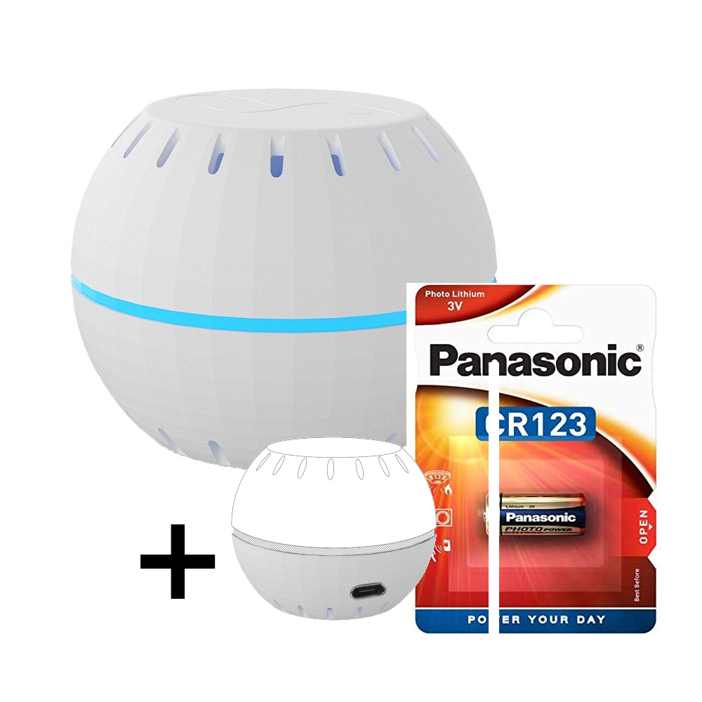 Shelly H&T - WLAN Temperatur- und Luftfeuchtesensor - schwarz oder weiß
