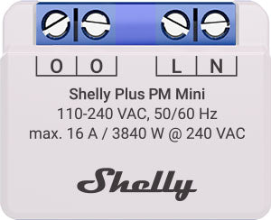 Shelly Plus PM Mini - WiFi Leistungsmessung bis 16 A / 3600 W