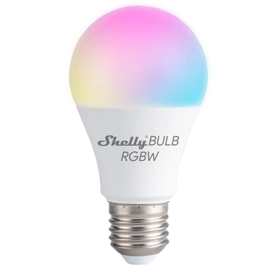Shelly Duo RGBW - WLAN LED 9W E27 - RGB und Neutralweiß - Dimmbar ohne extra Dimmer